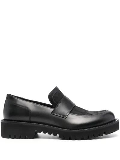 Valentino Garavani Loafer Toile Iconographe In Black