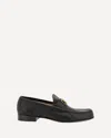 Valentino Garavani Vlogo Signature Loafer With Gold-tone Logo Detail In Black