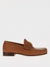 Valentino Garavani Men Vlogo Signature Leather Loafers In Brown