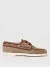 Valentino Garavani Man Loafers Camel Size 11.5 Leather In Leather