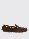 Valentino Driver Loafers In Brown