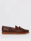 Valentino Leather Loafers Featuring Bow Detail In Brown