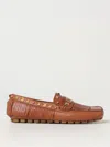 Valentino Women's Caramel Leather Plaster Caster Loafers