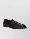 Valentino Loafers With Gold-tone Hardware And Round Toe