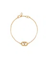 Valentino Lobster Clasp Bracelet In Yellow