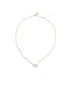 Valentino Swarovski Crystal-embellished Ovalette Necklace In Gold