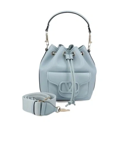 Locò VLogo Bucket Bag in Calf Leather main image 1