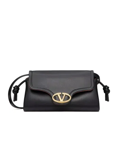 Valentino Garavani Vlogo 1960 Nappa Leather Mini Bag In Black
