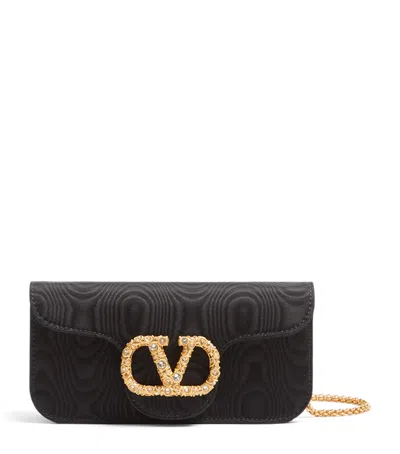 Valentino Garavani Locò Clutch Bag In Black