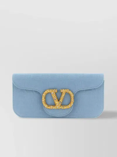 Valentino Garavani 'locò' Clutch Bag With Adjustable Chain Strap
