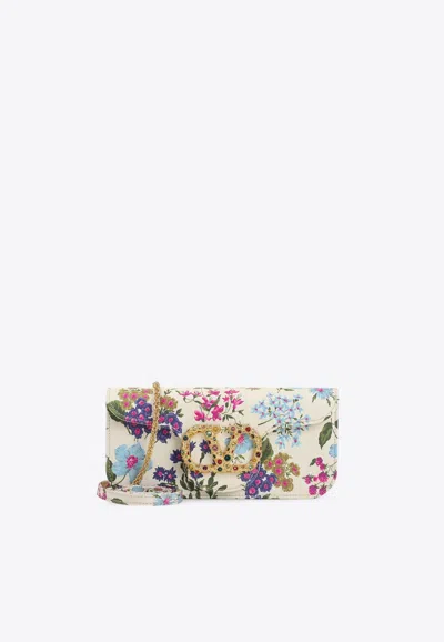 Valentino Garavani Loco Floral Shoulder Bag In Multicolor