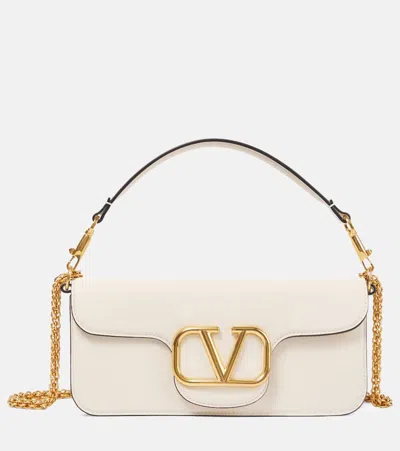 VALENTINO GARAVANI LOCÒ LEATHER SHOULDER BAG