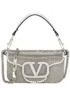 Valentino Loco Embroidered Small Shoulder Bag