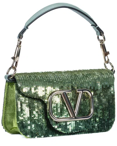 Valentino Garavani Valentino Loco Leather Shoulder Bag