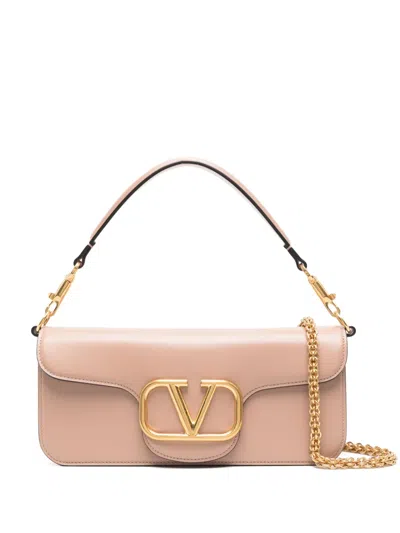 Valentino Garavani Locò Shoulder Bag In Pink