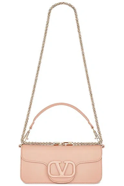 Valentino Garavani Loco Shoulder Bag In Rose Cannelle