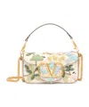 Valentino Garavani Locò Small Embroidered Shoulder Bag In Multi-color