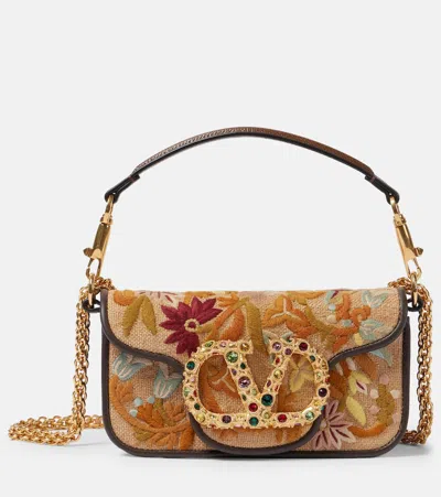 Valentino Garavani Loco Small Jewel Vlogo Convertible Shoulder Bag In Multi