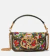 Valentino Loco Small Flower Beaded Shoulder Bag In Multicolor