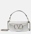 Valentino Small Locò Metallic Shoulder Bag