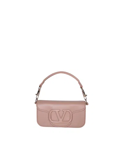 Valentino Garavani Valentino Loco Small Pink Bag In Neutral