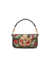 Valentino Loco Small Flower Beaded Shoulder Bag In Multi