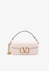 Valentino Ivory Locò Small Shoulder Bag In White