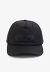 Valentino Logo Baseball Cap In Black