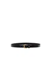 Valentino Logo Belt In Black