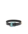 Valentino Logo Belt In Black