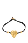 Valentino Logo Bracelet In Black