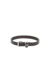 Valentino Ovalette Leather Bracelet