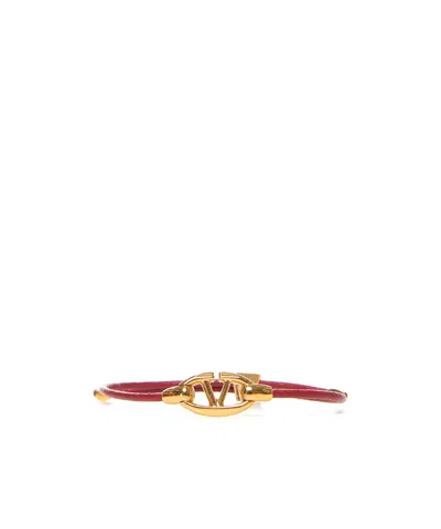 Valentino Garavani Logo Bracelet In Multicolor