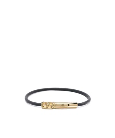 Valentino Garavani Logo Bracelet In Multicolor