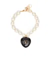 Valentino Logo Bracelet In Yellow