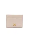 Valentino Vlogo-signature Cardholder In Neutral