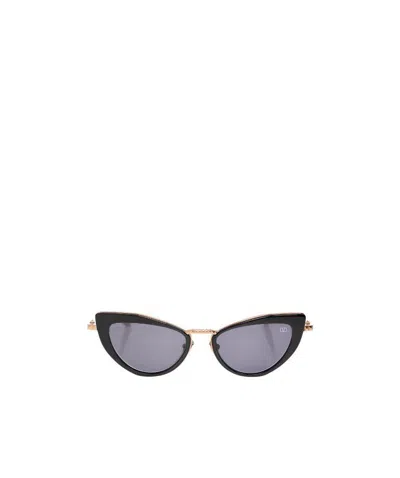 Valentino Logo Cat's Eye Sunglasses In Gray