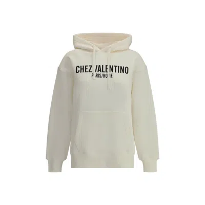 VALENTINO LOGO COTTON HOODIE