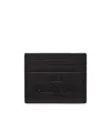 Valentino Logo-debossed Cardholder In Black