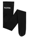 Valentino Logo Tights In Black