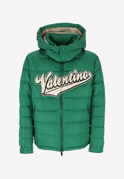 VALENTINO LOGO DOWN PADDING JACKET,1V3CNA318QA 635
