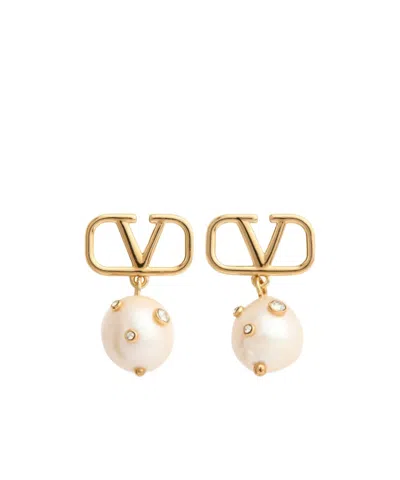 Valentino Garavani Logo Earrings