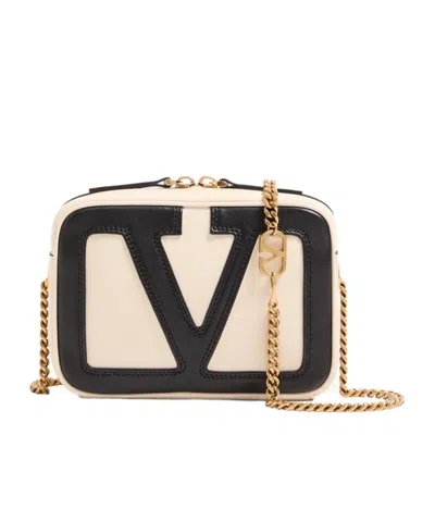 VALENTINO GARAVANI VALENTINO VLOGO PATCH ZIP-UP CRPSSBODY BAG