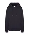 Valentino Logo-embossed Oversized Hoodie In Black