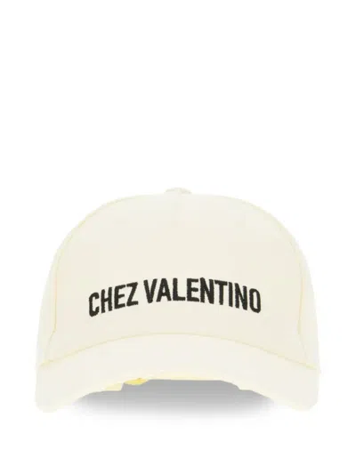 Valentino Garavani Logo-embroidered Baseball Cap In Neutral