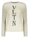 Valentino Garavani Woman Sweater Ivory Size 6 Virgin Wool In Neutral