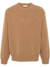 VALENTINO LOGO-EMBROIDERED SWEATER