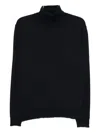Valentino Logo-embroidery Turtleneck Sweater In Black