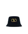Valentino Garavani Women Printed Cashmere Beanie Hat In Black