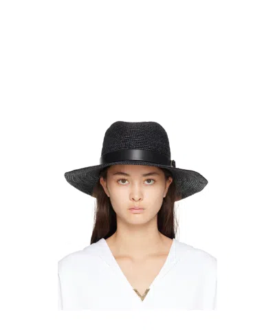 Valentino Garavani Logo Fisherman's Hat In Black